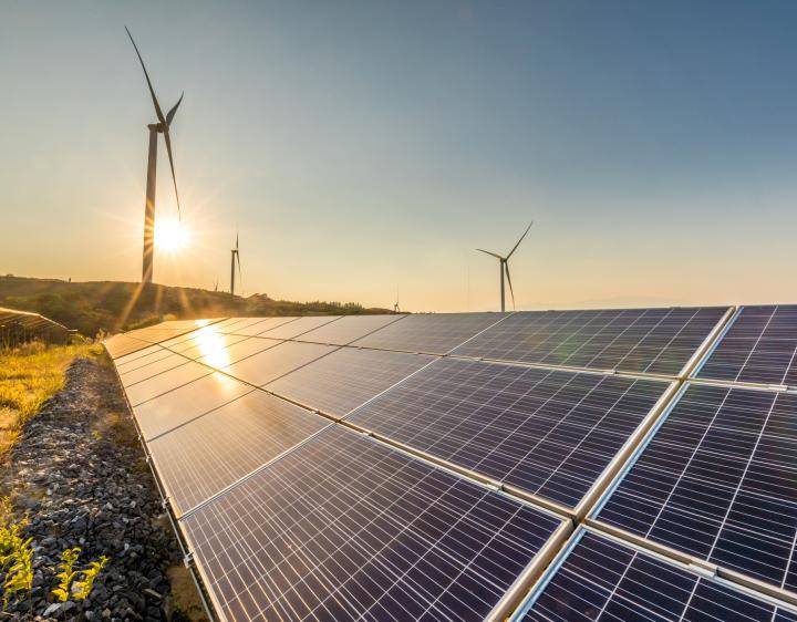 PV cells and turbines