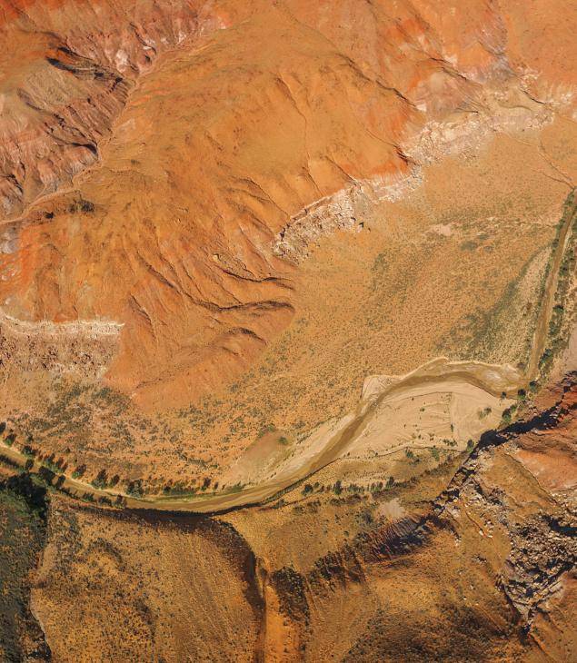 Dry Colerado river